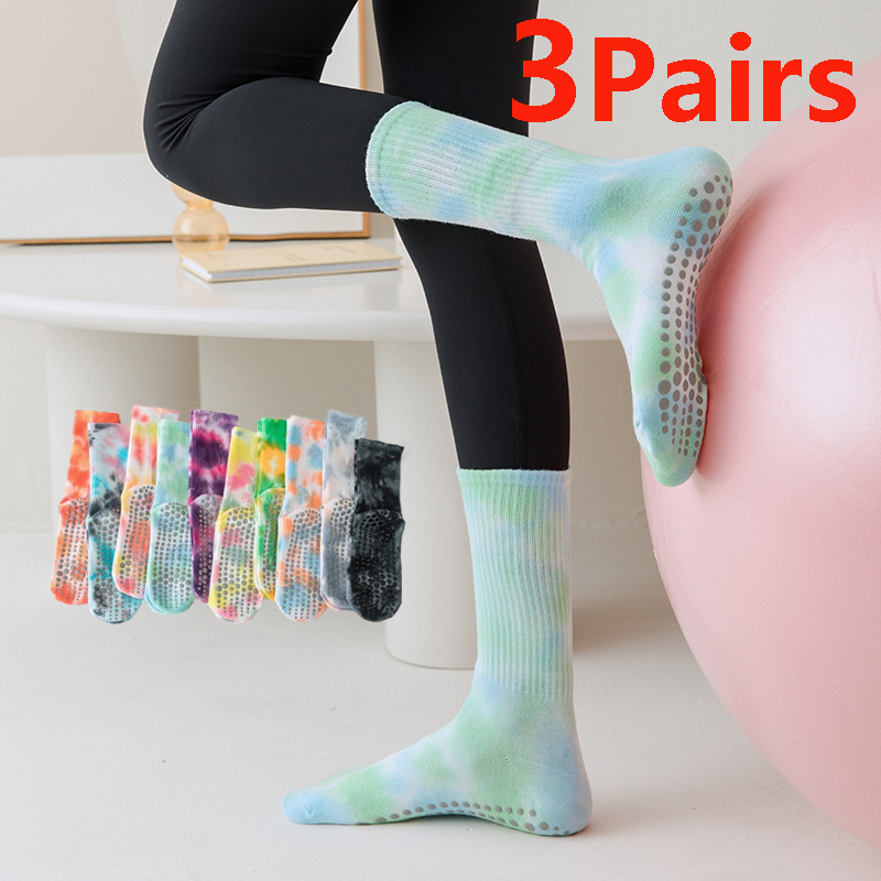 Pilates Yoga Youtube - 3 пары градиентных носков для йоги