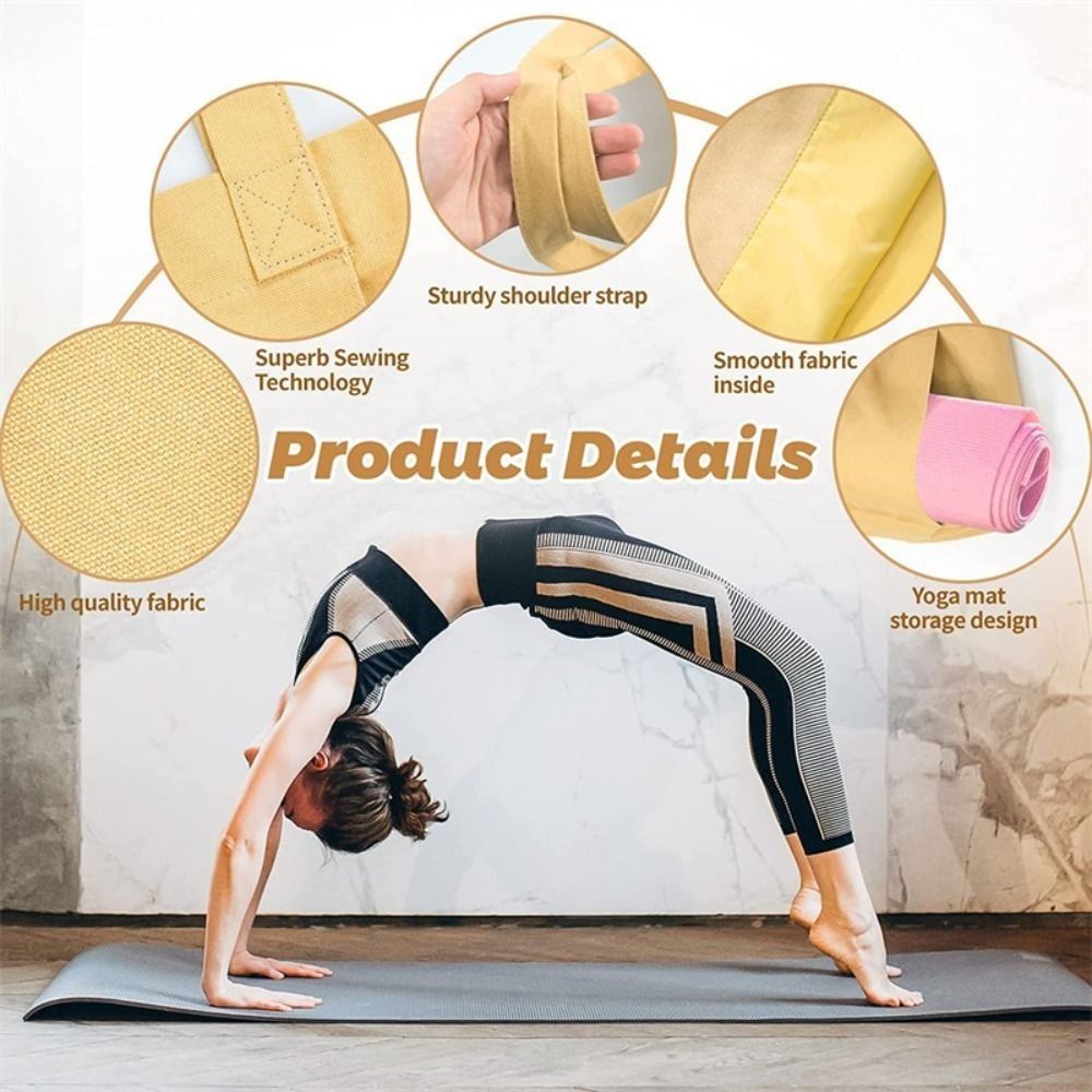 Pilates Yoga Mat Thickness - Вместительная сумка для переноски коврика для