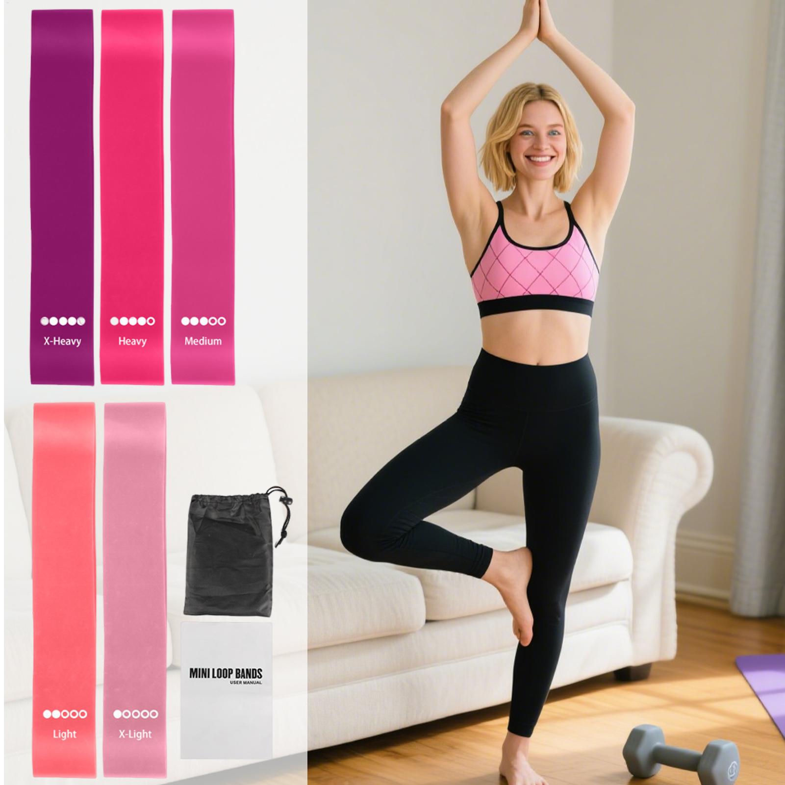 Pilates And Yoga Difference - Эластичные ленты для занятий спортом для