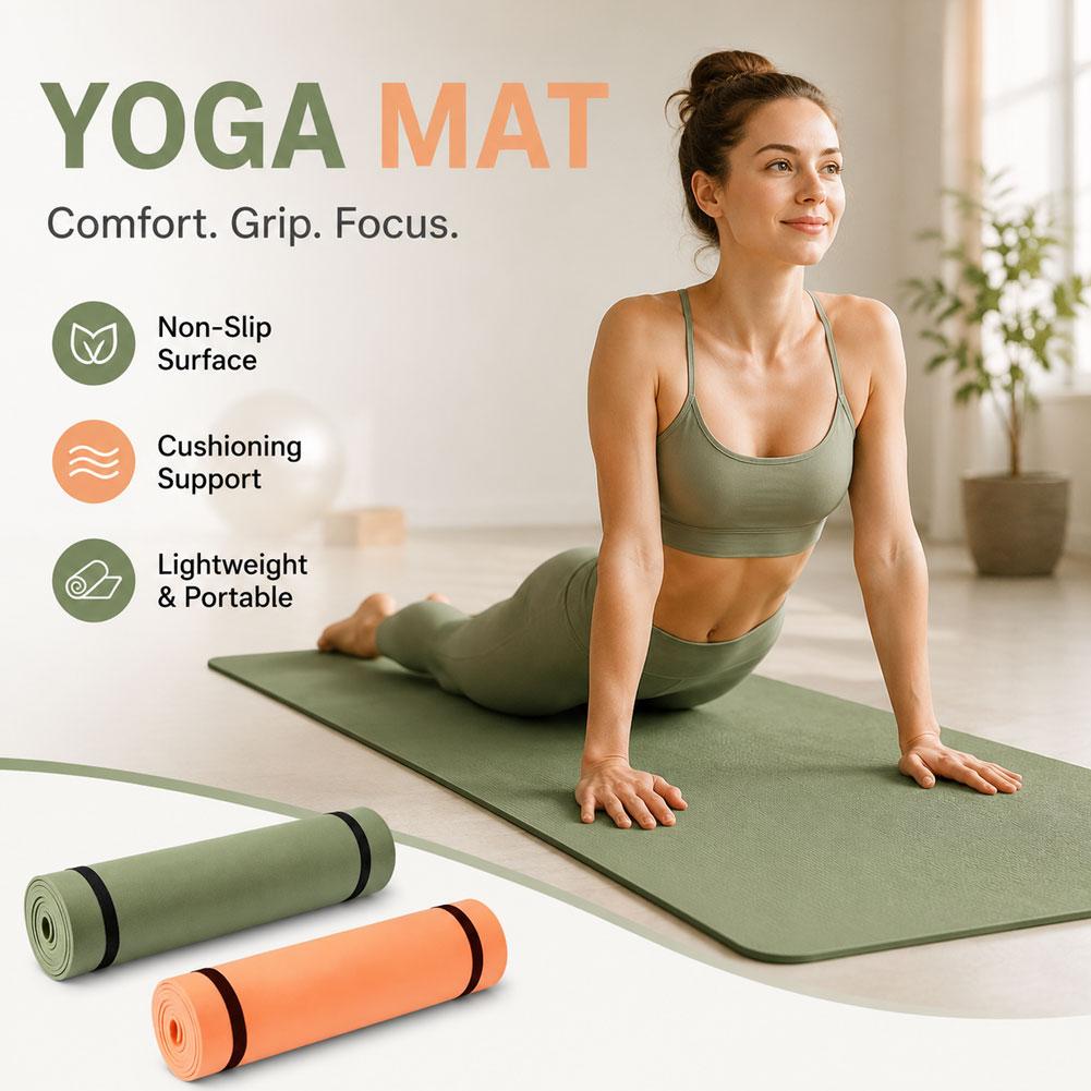 Pilates Yoga Mat Thickness - Коврик для пилатеса и йоги 180x50