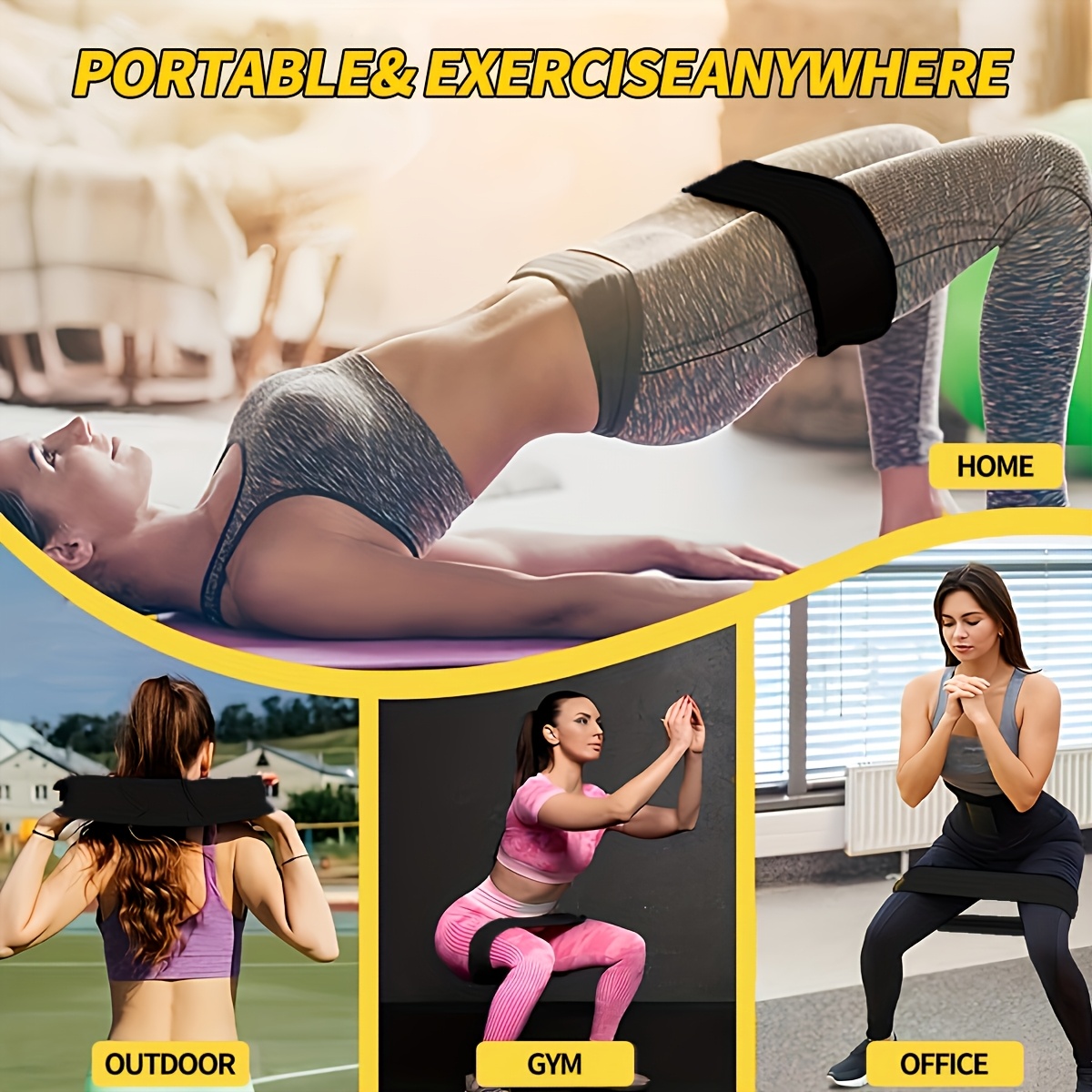 Набор из 3 эластичных лент для – обзор и цена Pilates Yoga Kit