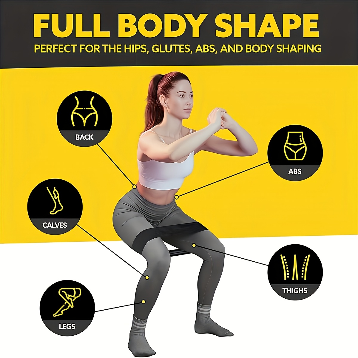 Набор из 3 эластичных лент для – обзор и цена Pilates Yoga Kit