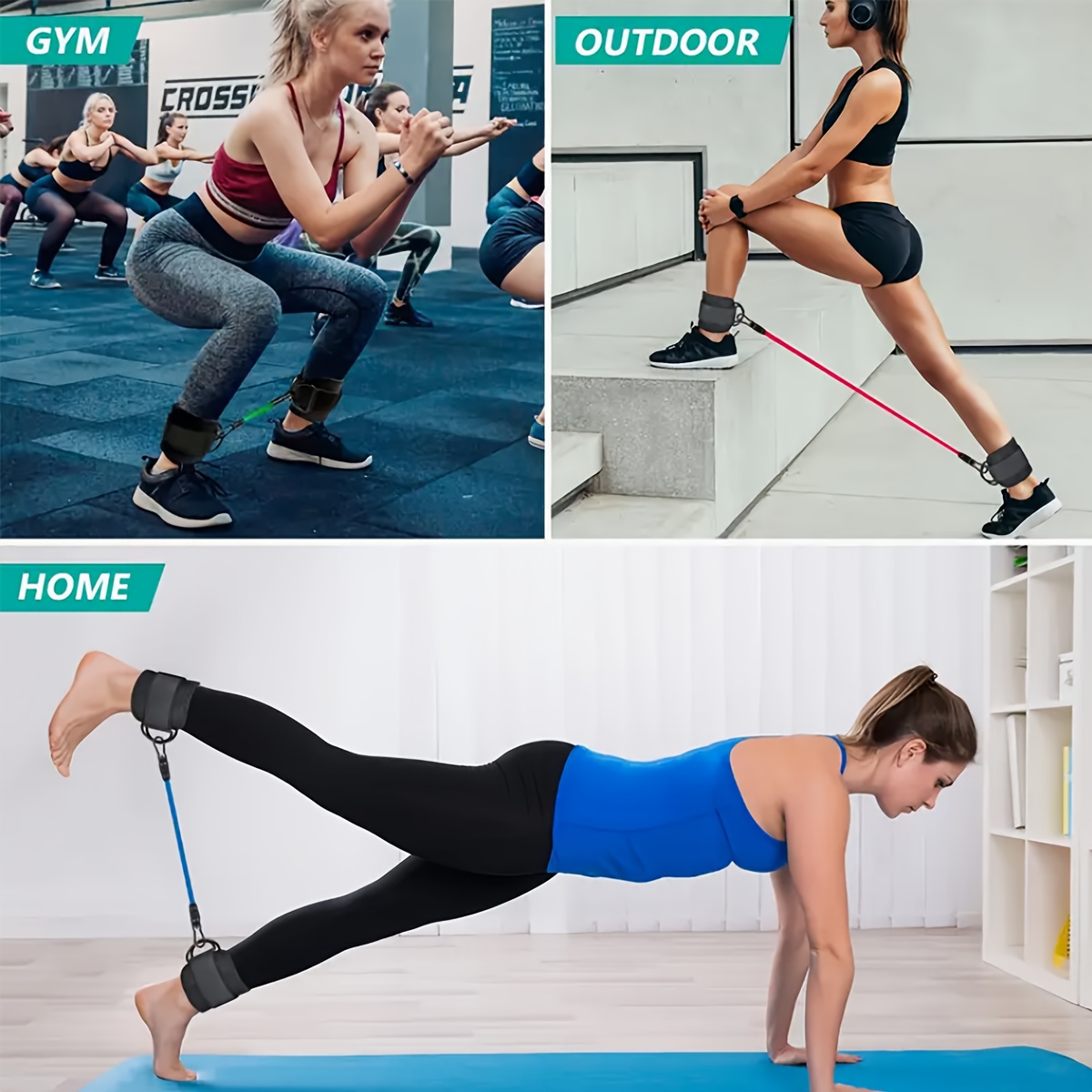 Набор из 5 эластичных лент для – обзор и цена Pilates Ankle Strap