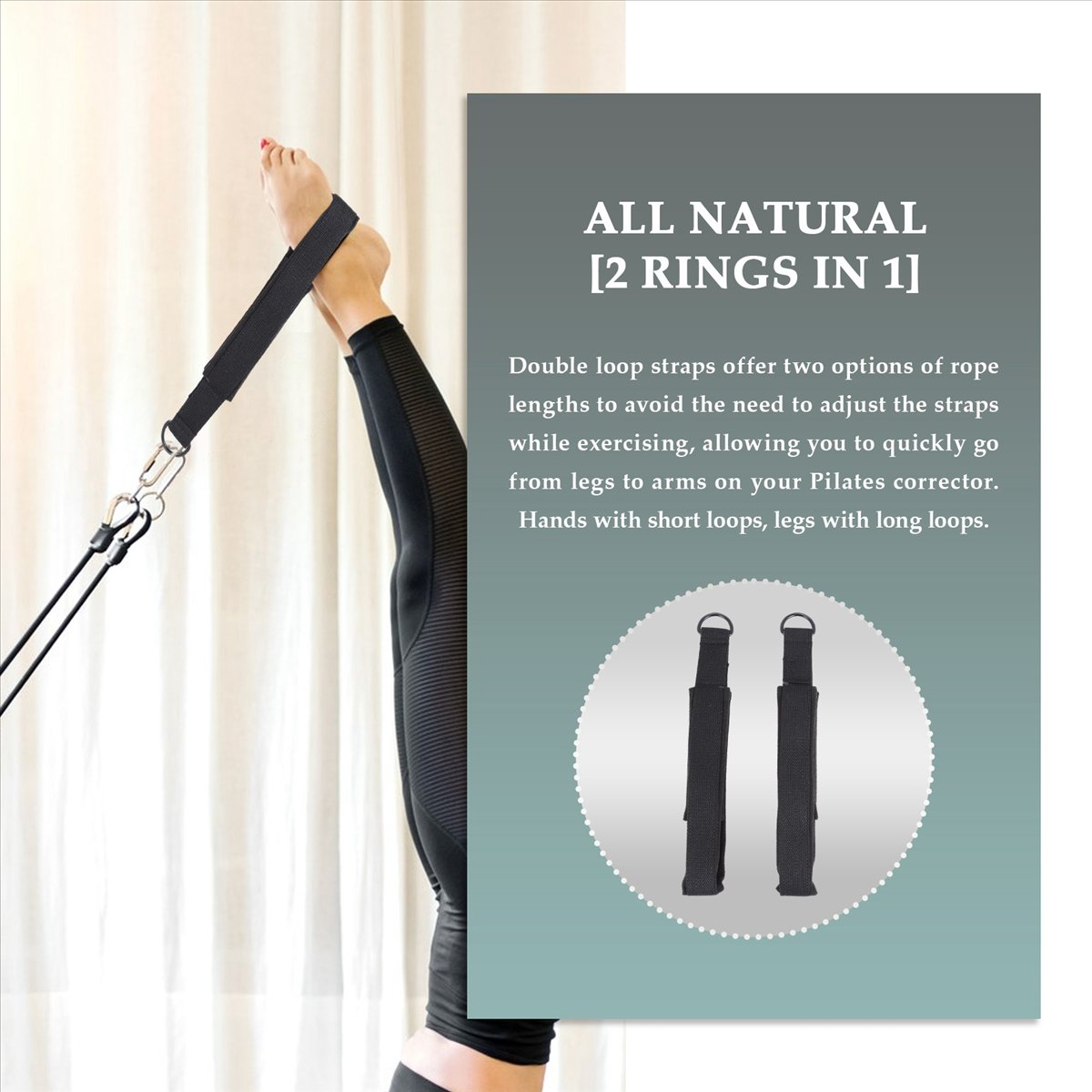 В НАЛИЧИИ: 2 шт. ремней для пи – обзор и цена Pilates Ankle Strap